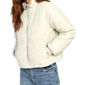 RVCA Eezeh Corduroy Puffer Jacket Size Small